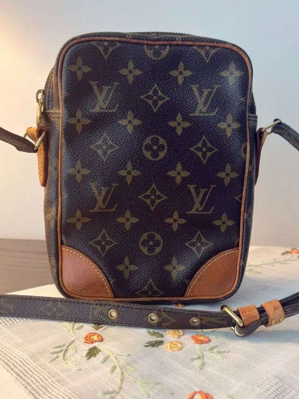 Louis Vuitton Vintage Danube Monogram Camera Crossbody Bag - Picture 4 of 8